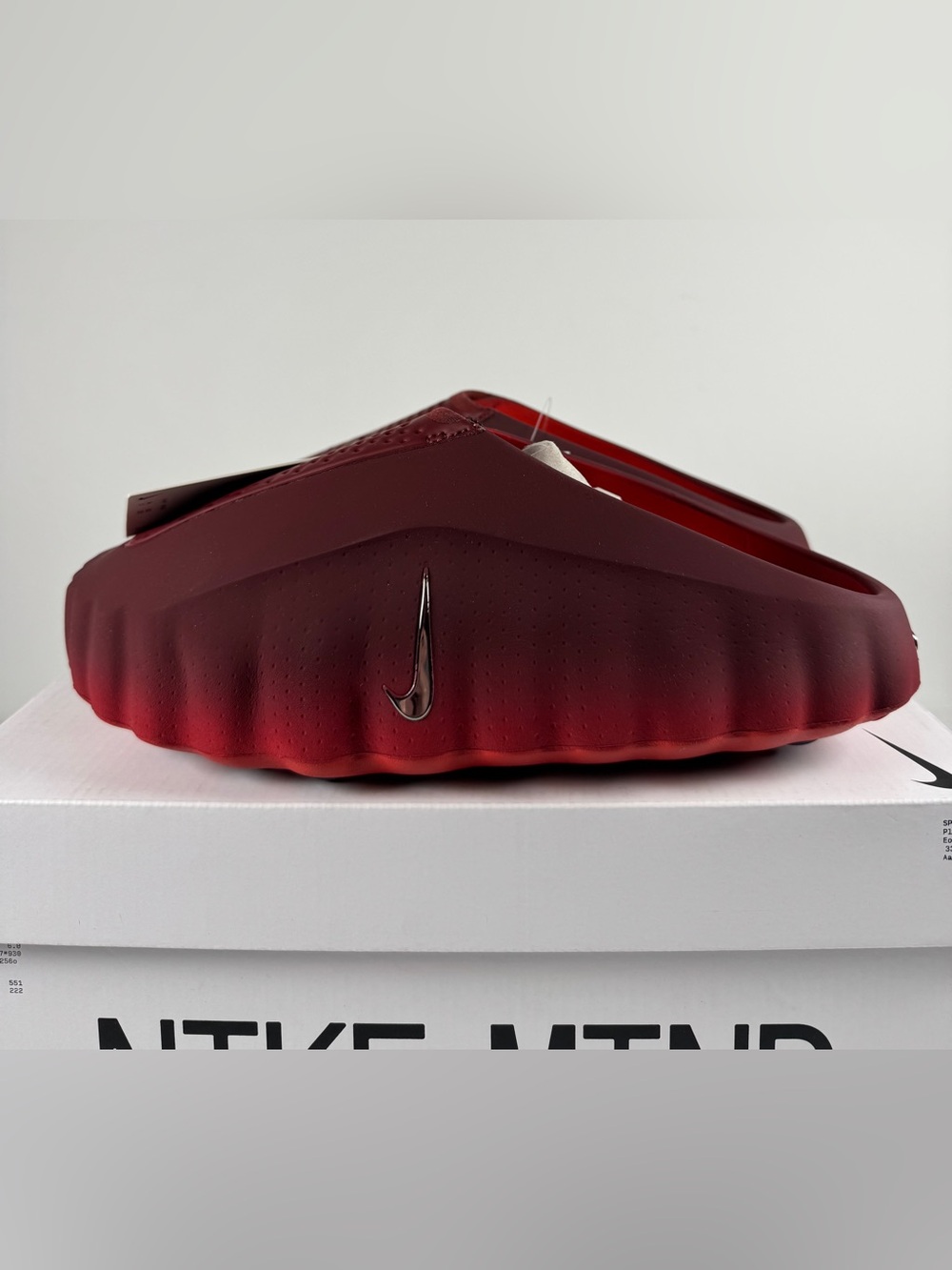 Nike Mind 001 Slide Team Red/ University Red. HQ4307-601  Mens 9 - Picture 2 of 7